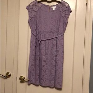 Motherhood Maternity Lavender Dress